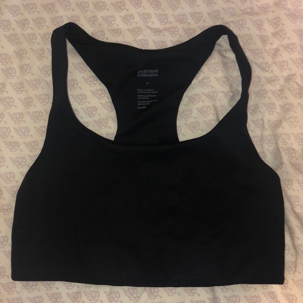 black cropped bra size S